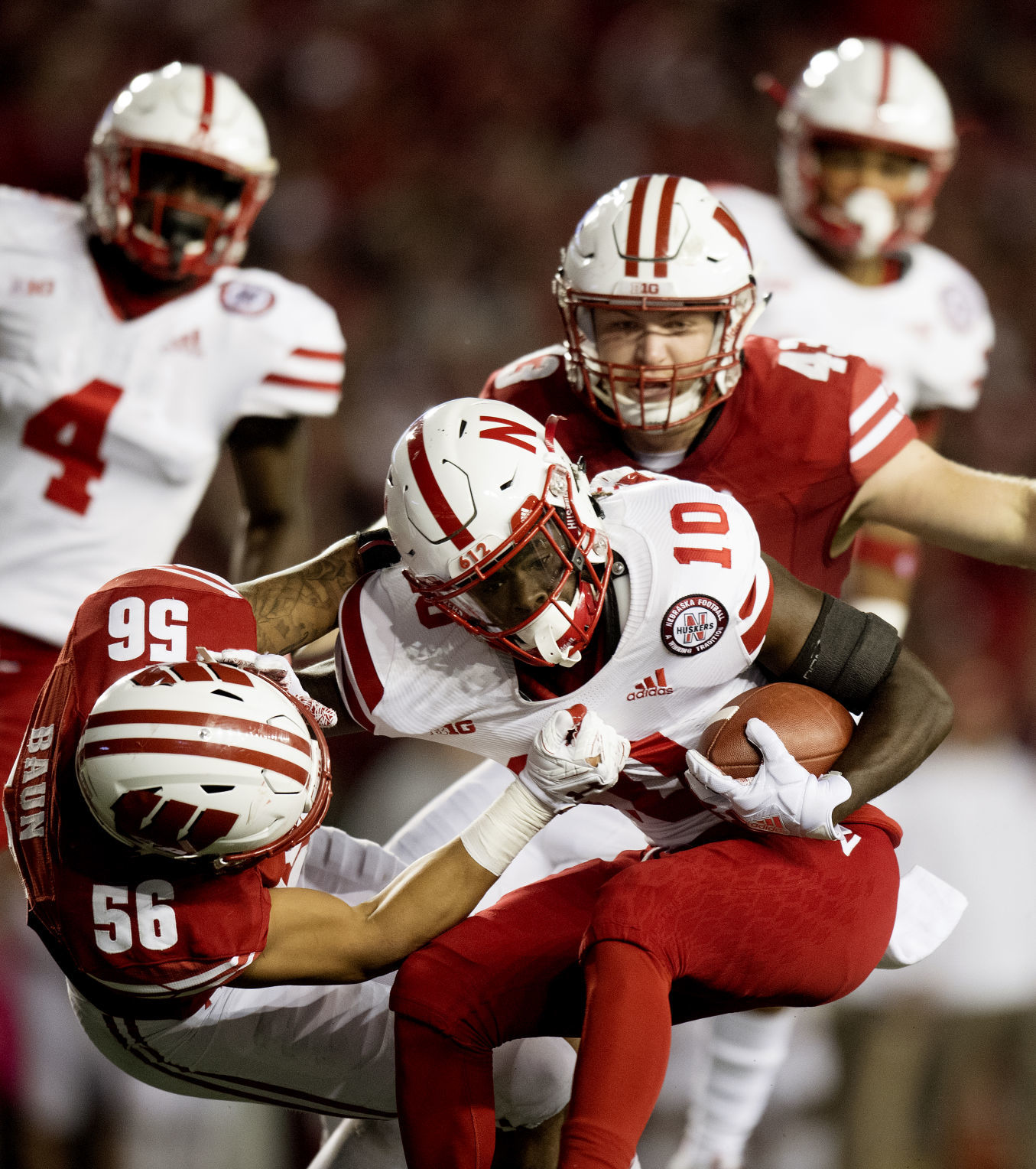 Nebraska vs. Wisconsin, college football, 10.6.18